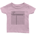 Library Card Infant T-Shirt - Gifts For Reading Addicts
