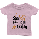 "Spent 9 Months In Azkaban"Infant T-Shirt - Gifts For Reading Addicts