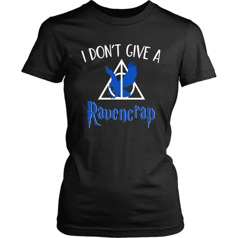 "i Don't Give A Ravencrap" Women's Fitted T-shirt - Gifts For Reading Addicts