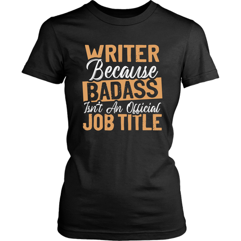 "badass isn't an official job title" Women's Fitted T-shirt - Gifts For Reading Addicts