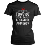 "I love you" Women's Fitted T-shirt - Gifts For Reading Addicts