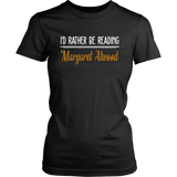 "I'd Rather Be reading MA" Women's Fitted T-shirt - Gifts For Reading Addicts