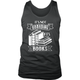 "It's Not Hoarding If It's Books" Men's Tank Top - Gifts For Reading Addicts