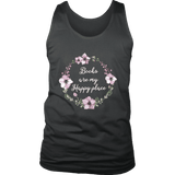 "Happy place" Men's Tank Top - Gifts For Reading Addicts