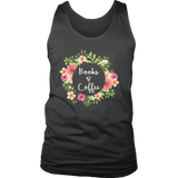 "Books & Coffee" Men's Tank Top - Gifts For Reading Addicts