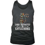 "Cats and books" Men's Tank Top - Gifts For Reading Addicts