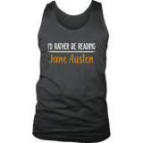"I'd Rather Be reading JA" Men's Tank Top - Gifts For Reading Addicts