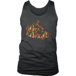 "Canada Bookish Map" Men's Tank Top - Gifts For Reading Addicts