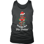 "Reading in a winter wonderland" Men's Tank Top - Gifts For Reading Addicts