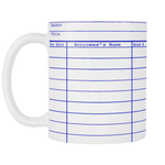 Library Card Multicolor Mug - Gifts For Reading Addicts