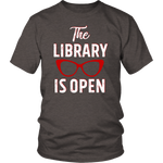 Rupaul"The Library Is Open" Unisex T-Shirt - Gifts For Reading Addicts