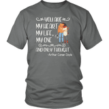 "My heart my life" Unisex T-Shirt - Gifts For Reading Addicts