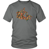 "Canada Bookish Map" Unisex T-Shirt - Gifts For Reading Addicts