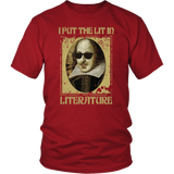 "I Put The Lit In Literature" Unisex T-Shirt - Gifts For Reading Addicts
