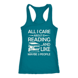 "All I Care About Is Reading" Women's Tank Top - Gifts For Reading Addicts
