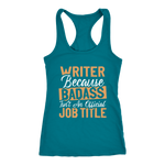 "badass isn't an official job title" Women's Tank Top - Gifts For Reading Addicts