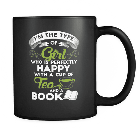 Tea and Books , Black Mug - Gifts For Reading Addicts