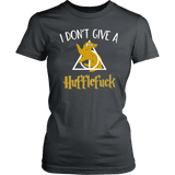 "i Don't Give A Hufflefuck" Women's Fitted T-shirt - Gifts For Reading Addicts
