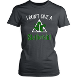 "i Don't Give A Slythershit" Women's Fitted T-shirt - Gifts For Reading Addicts