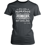 "You are sunlight" Women's Fitted T-shirt - Gifts For Reading Addicts