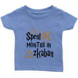 "Spent 9 Months In Azkaban"Infant T-Shirt - Gifts For Reading Addicts