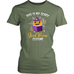 "Bookworm costume" Women's Fitted T-shirt - Gifts For Reading Addicts