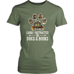 "Dogs and books" Women's Tank Top - Gifts For Reading Addicts