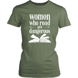 "Women who read" Women's Fitted T-shirt - Gifts For Reading Addicts