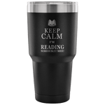 Keep Calm And Read .. Travel Mug - Gifts For Reading Addicts