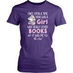 "Once Upon A Time" Women's Fitted T-shirt - Gifts For Reading Addicts