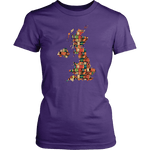 "UK Bookish Map" Women's Fitted T-shirt - Gifts For Reading Addicts
