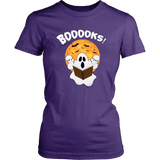 "BOOOOKS" Women's Fitted T-shirt - Gifts For Reading Addicts