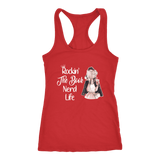 "The Book Nerd Life" Women's Tank Top - Gifts For Reading Addicts
