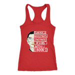 Ruth Bader "A Girl With A Book" Women's Tank Top - Gifts For Reading Addicts