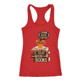 "Drink Good Coffee" Women's Tank Top - Gifts For Reading Addicts