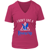 "i Don't Give A Ravencrap" V-neck Tshirt - Gifts For Reading Addicts