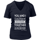 "You and i" V-neck Tshirt - Gifts For Reading Addicts
