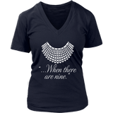 "When there are nine" V-neck Tshirt - Gifts For Reading Addicts