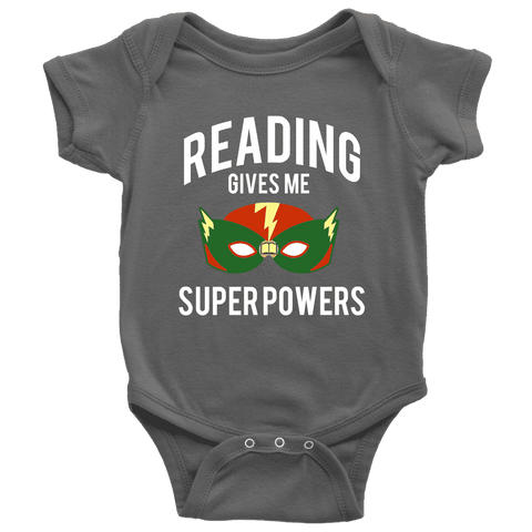 "Reading gives me"BABY BODYSUITS - Gifts For Reading Addicts