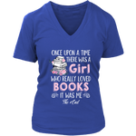 "Once Upon A Time" V-neck Tshirt - Gifts For Reading Addicts