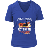 "Forget Candy" V-neck Tshirt - Gifts For Reading Addicts