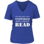 "Under Read" V-neck Tshirt - Gifts For Reading Addicts