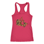"Canada Bookish Map" Women's Tank Top - Gifts For Reading Addicts