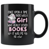 "Once Upon A Time"11oz Black Mug - Gifts For Reading Addicts