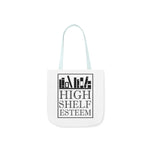 High Shelf Esteem Canvas Tote Bag - Vintage style - Gifts For Reading Addicts