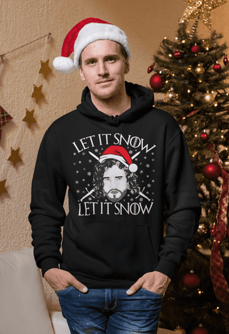 "Let It Snow" Hoodie - Gifts For Reading Addicts