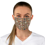 Bookish Pattern Fabric Face Mask - Gifts For Reading Addicts