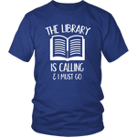 "The library" Unisex T-Shirt - Gifts For Reading Addicts