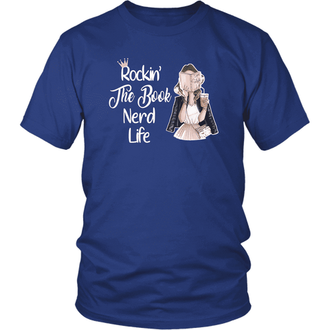 "The Book Nerd Life" Unisex T-Shirt - Gifts For Reading Addicts