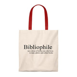 Bibliophile Canvas Tote Bag - Vintage style - Gifts For Reading Addicts